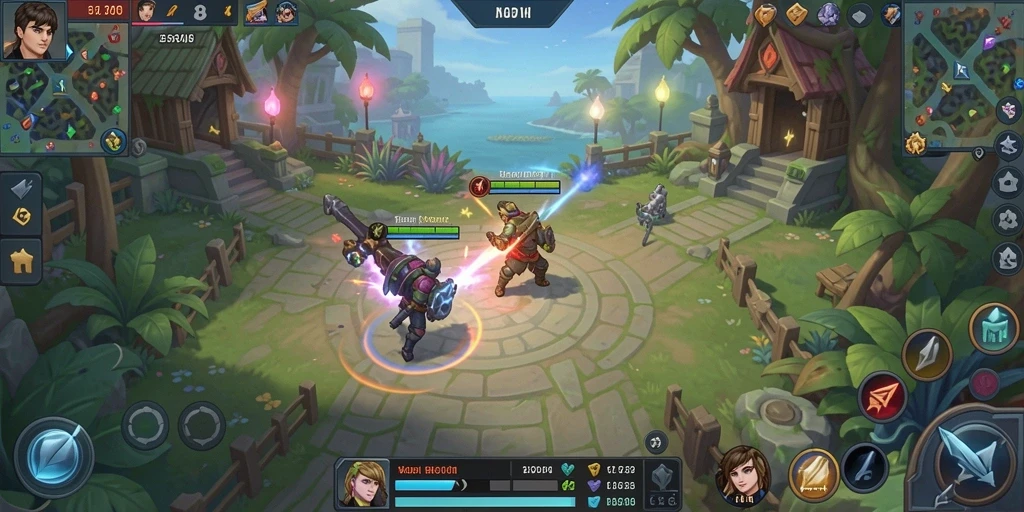 Tangkapan layar ketiga menampilkan grafik indah dari dunia game.