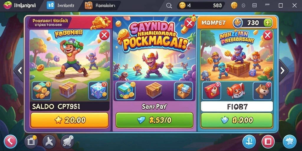 Screenshot dari item baru dalam toko permainan.