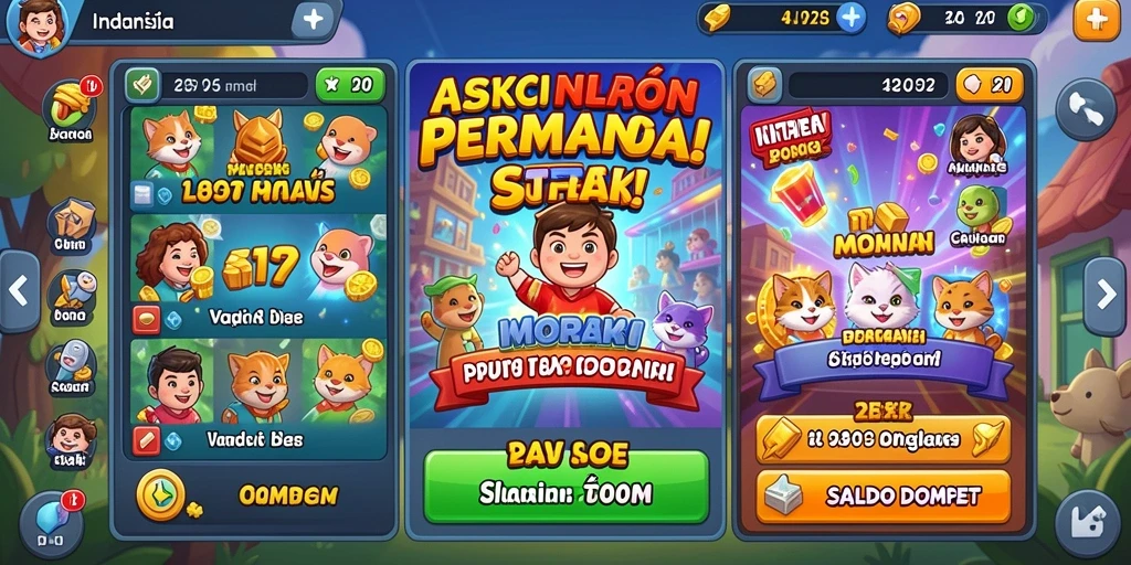 Fitur leaderboard untuk bersaing dengan pemain lain.