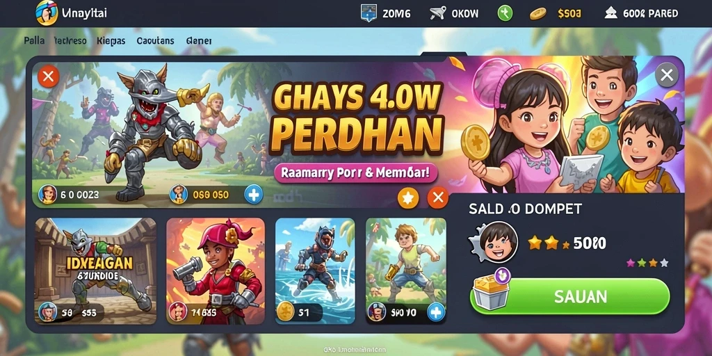 Fitur multiplayer untuk bermain dengan teman.