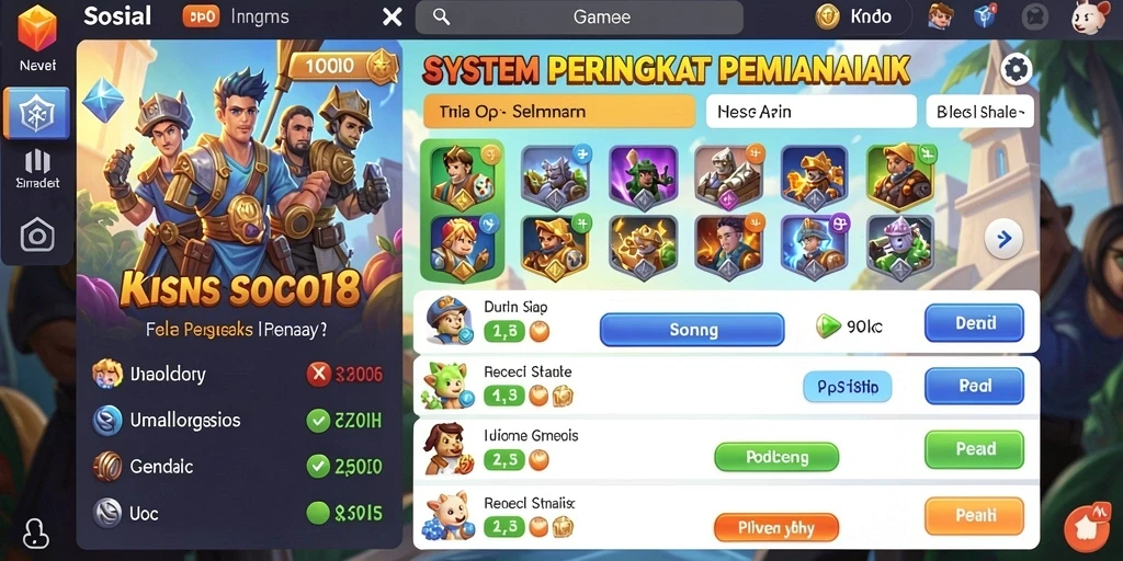 Pemandangan menakjubkan dari dunia fantasi.