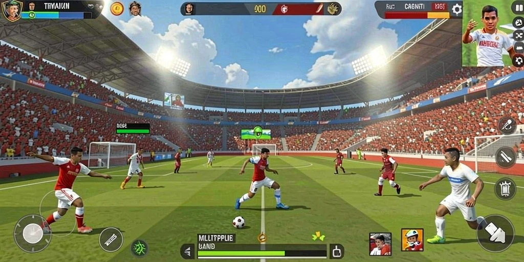 Screenshot ketiga menunjukkan aksi pertarungan yang mendebarkan.