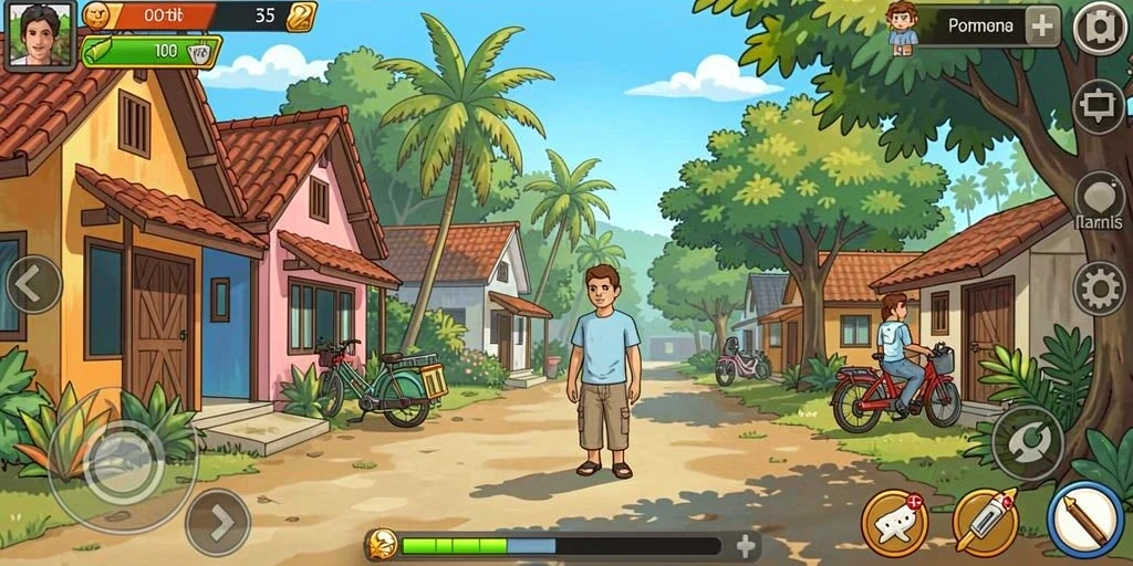 Screenshot memperlihatkan mode multiplayer yang seru.