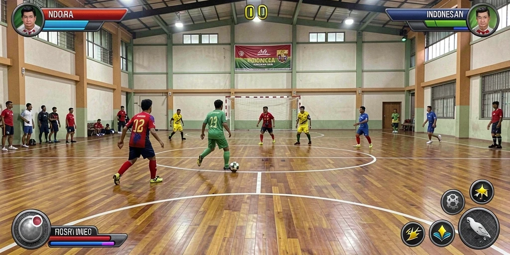 Momen seru saat menyelesaikan tantangan bersama teman.